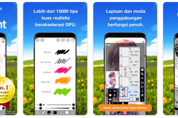 Aplikasi Menggambar Anime Dan Manga