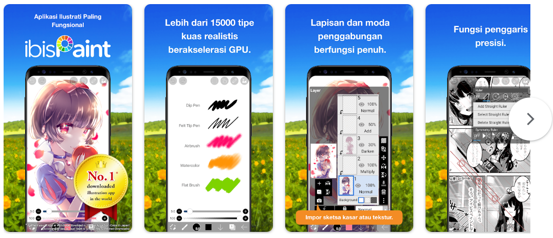 Aplikasi Menggambar Anime Dan Manga